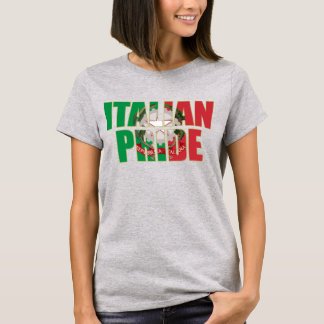 Camisa italiana do orgulho t