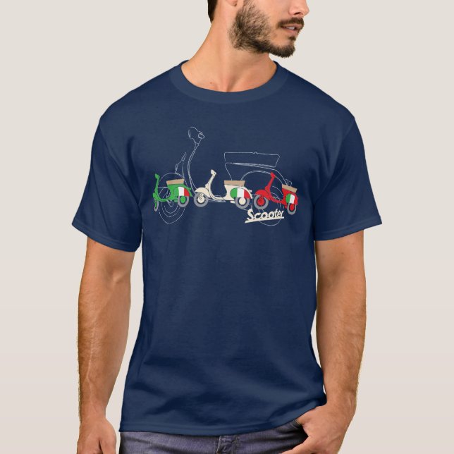 Camisa italiana do patinete T (Frente)