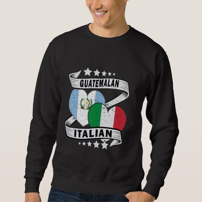 Camisa Italiana Guatemala E Bandeira Itália (Frente)