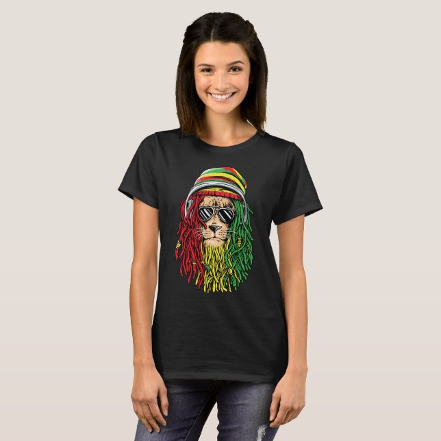 Camisa jamaicana da música da reggae de (Frente Completa)