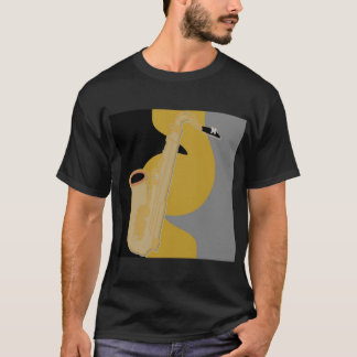 Camisa jazzístico do saxofone