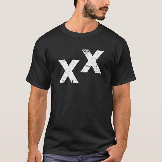 Camisa Jefferson T de Estado Duplo X Branco (Frente)