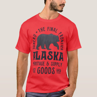 Camisa Juneau Alasca Urso A Fronteira Final Famíli