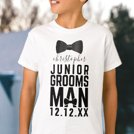 Camisa Júnior Padrinho de Laço de Casamento