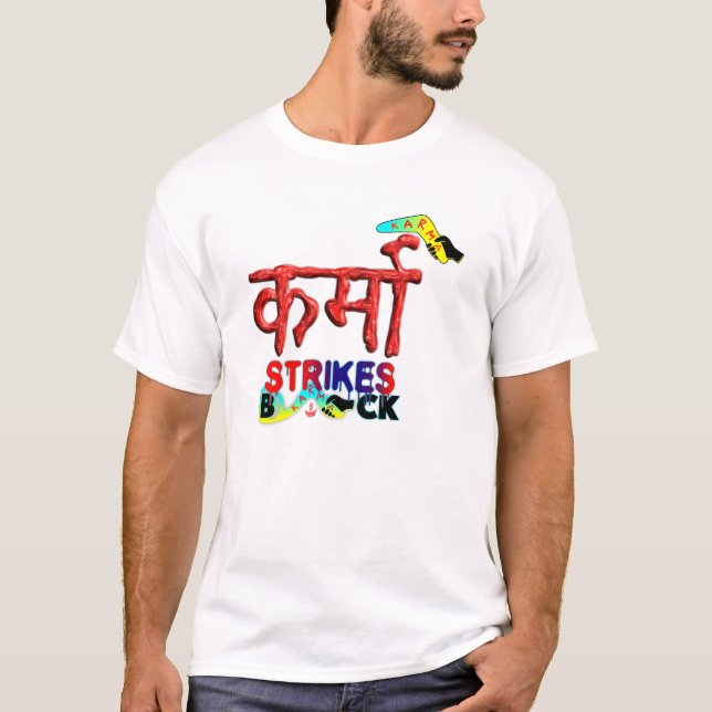 Camisa Karma Contra-Ataca, Tipografia Negrita (Frente)