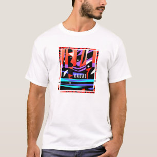 Camisa Kauai, Camiseta de Férias Havaianas, Camise