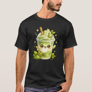 Camisa Kawaii de Matcha Green Tea Iced Latte