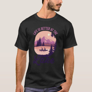 Camisa Kayaking Férias De Verão A Vida É Melhor Em
