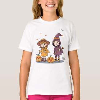 Camisa Kids T para a temporada de Halloween