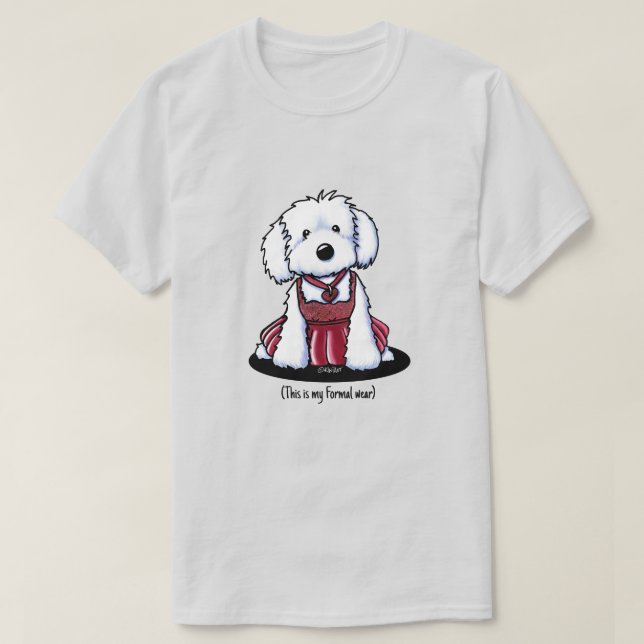 Camisa KiniArt Formal Maltese (Frente do Design)