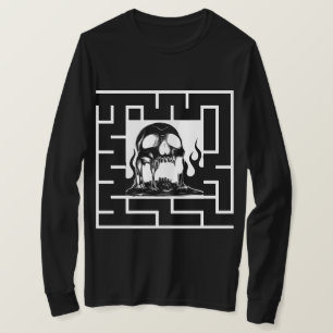 Camisa Labirinto Caveira Inferno Gótico