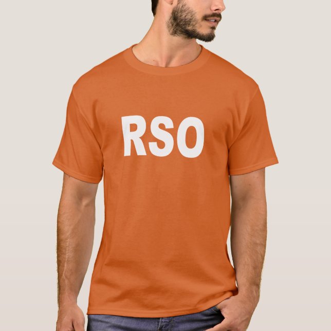 Camisa Laranja de Alta Visibilidade RSO - Seguranç (Frente)