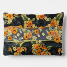 Camisa Laranja Havaiana Hibiscus Aloha