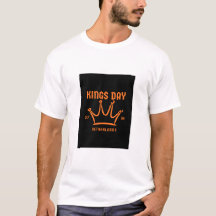 Camisa Laranja Masculina Dia do Rei 2026 Holanda K