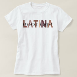 Camisa Latina para latina, latina instruída