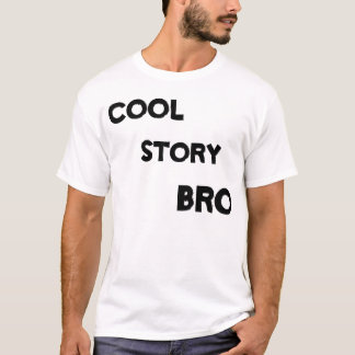 Camisa legal de Bro da história