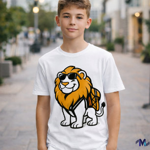 Camisa Legal de Leão para Crianças – Personalizáve
