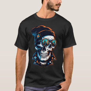 Camisa Lenda Urbana Crânio Touca Streetwear Gráfic