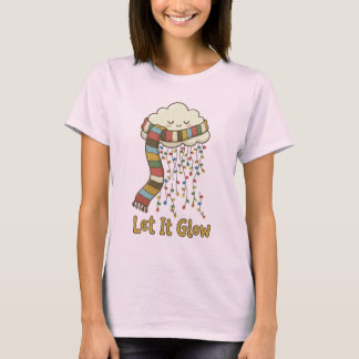 Camisa Let It Glow Cloud Scarf com Luzes de Natal