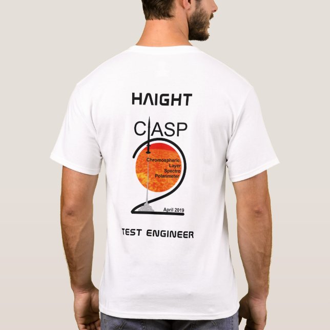 Camisa leve com NOME e PAPEL (Verso)