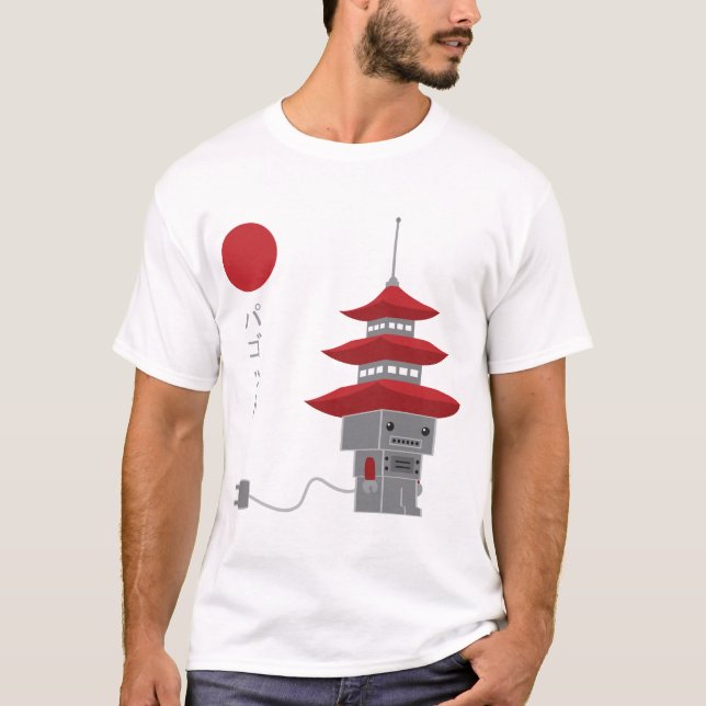 Camisa leve de Pagoto (Frente)