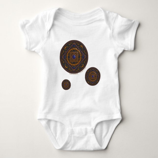 Camisa Leve Libra Mandala Kids e Bebê (Frente)