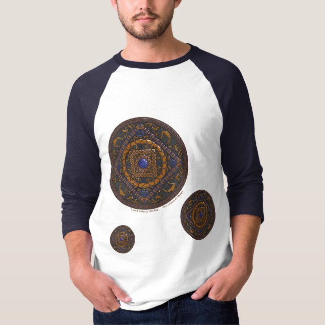 Camisa Leve Masculina Libra Mandala (Frente)