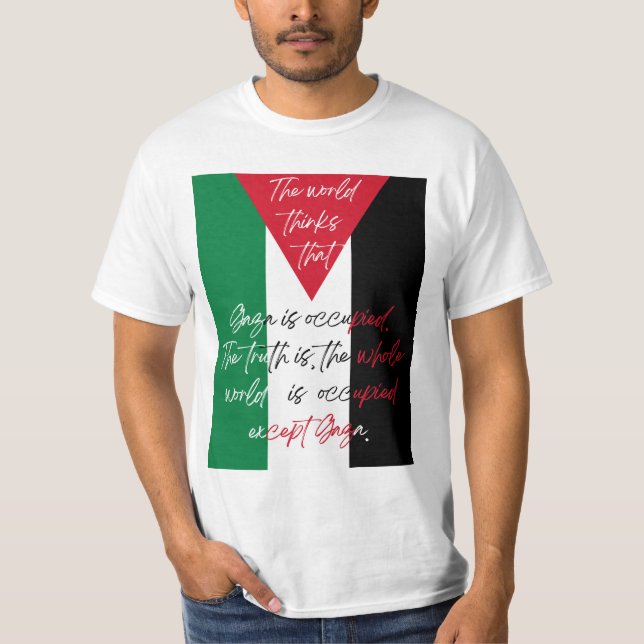 Camisa Liberdade na Palestina - Salvem a Camisa de (Frente)