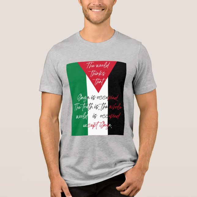 Camisa Liberdade na Palestina - Salvem a Camisa de (Frente)