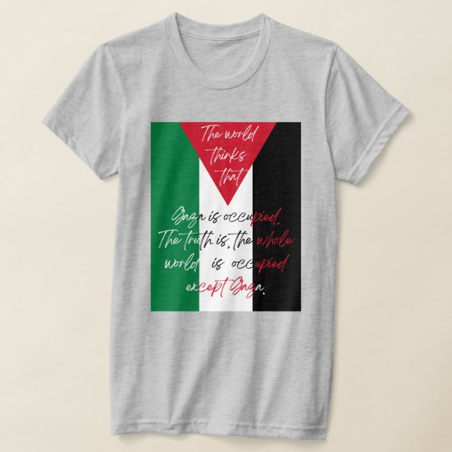 Camisa Liberdade na Palestina - Salvem a Camisa de (Postura )