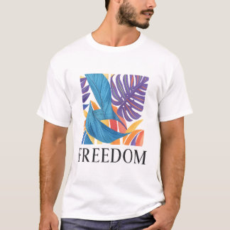 Camisa Liberdade - Tee Gráfico Negrito para Autoex