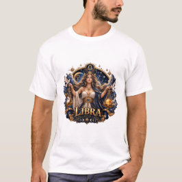 Camisa Libra Signo Zodíaco Escalas Celestial Astro
