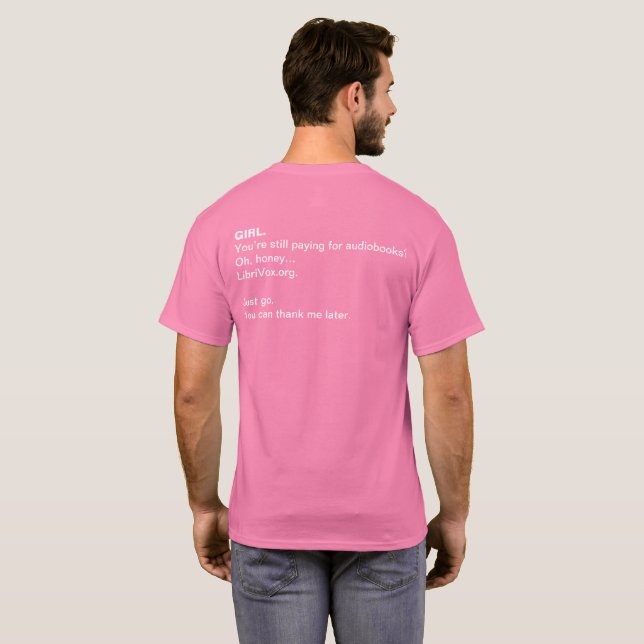 Camisa LibriVox (Parte Traseira Completa)