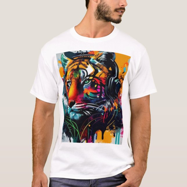 Camisa Lion design T (Frente)