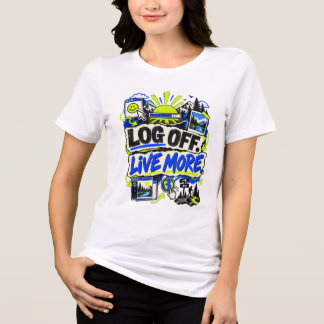 Camisa Log Off Live More