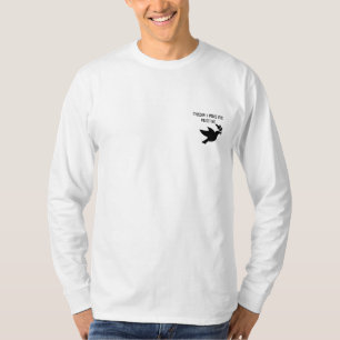 Camisa longa da Capa da liberdade & da paz