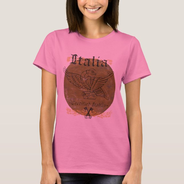 Camisa longa da Capa das mulheres italianas (Frente)