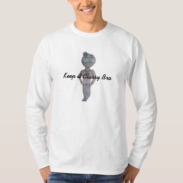 Camisa longa da Capa de Elegante Inc. da estada (Frente)