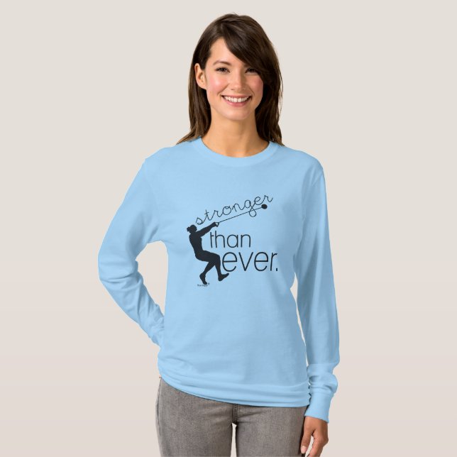 Camisa longa da Capa do esporte do atirador de (Frente Completa)