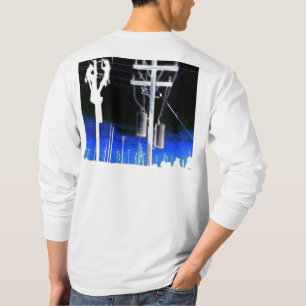 Camisa longa da Capa do lineman