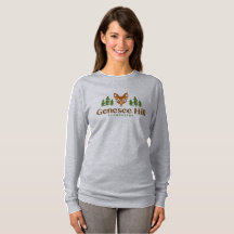 Camisa longa da Capa do logotipo do Fox das