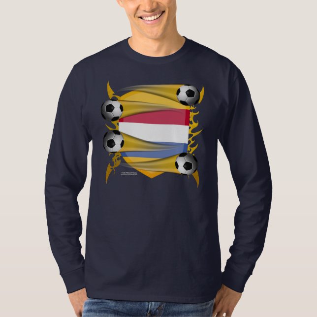 Camisa longa da Capa dos homens tribais holandeses (Frente)