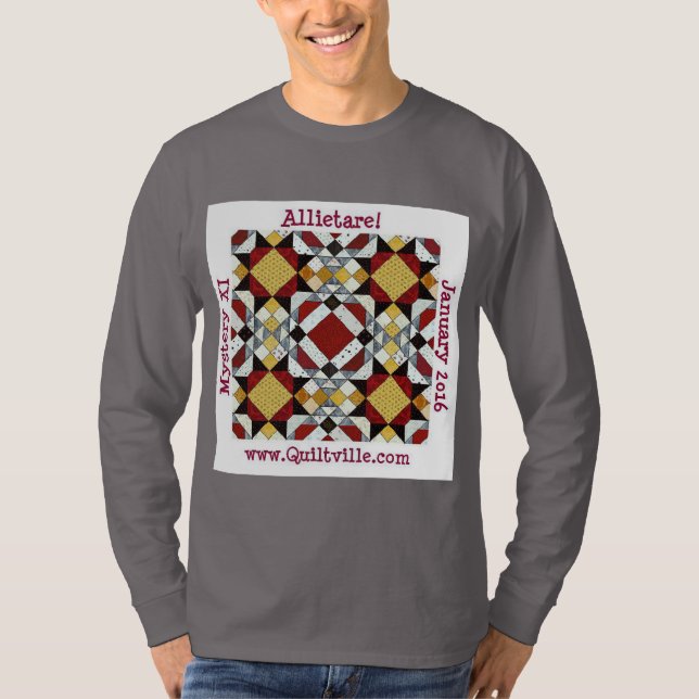 Camisa longa da luva de Allietare (Frente)