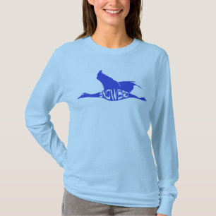 Camisa longa da luva do Snowbird