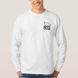 Camisa longa do Dri-Ajustado da Capa dos homens de