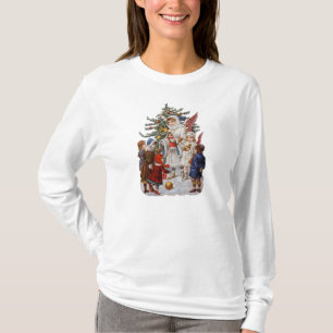 Camisa Longsleeved do natal vintage