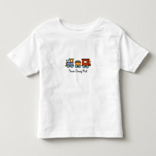 Camisa louca do miúdo do trem - Gumballs e Caboos