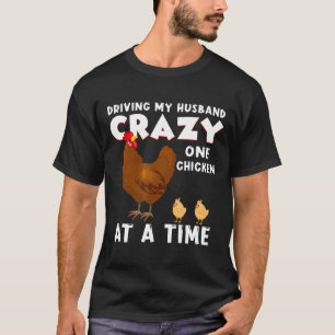 Camisa Louca Senhora Frango Frango Galinha