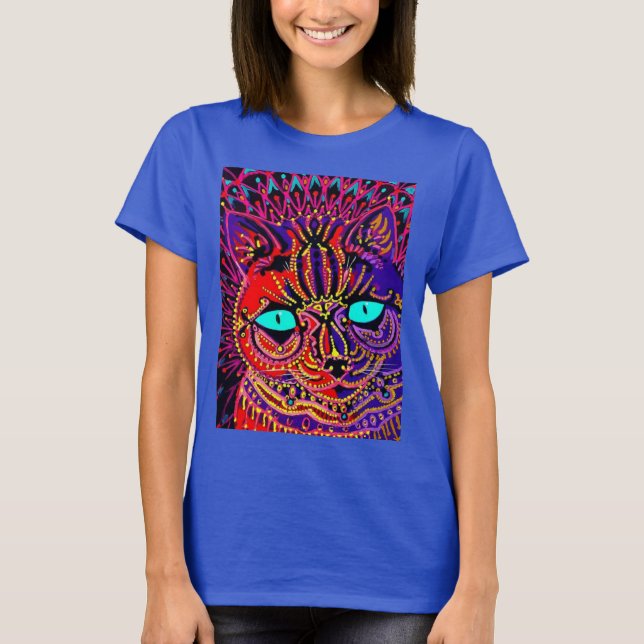 CAMISA LOUIS WAIN GATO PSICODÉLICO (Frente)
