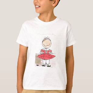 camisa lunática da menina